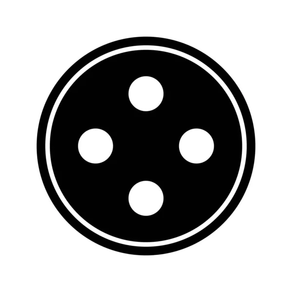 Кнопка Одягу Значок Векторна Ілюстрація Дизайн Логотипу — стоковий вектор