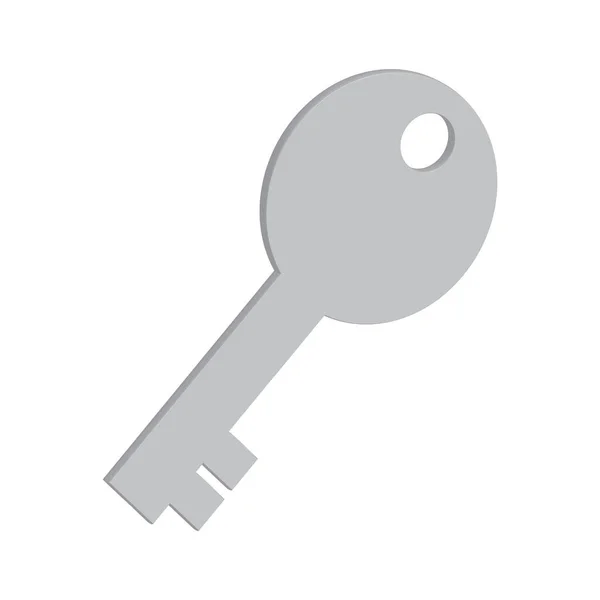Chiave Icona Vettoriale Illustrazione Logo Design — Vettoriale Stock