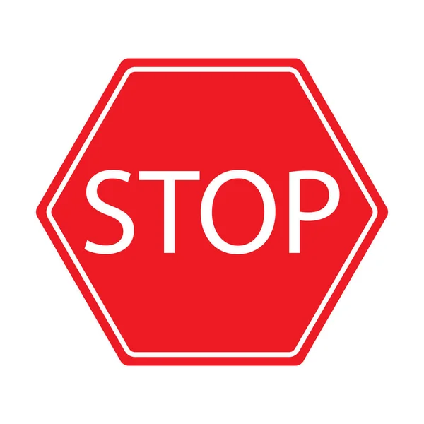 Verkehrszeichen Symbol Vektor Illustration Logo Design — Stockvektor