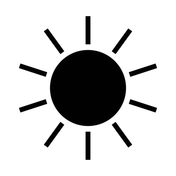 Sun Icon Vector Illustration Logo Design — Stock Vector