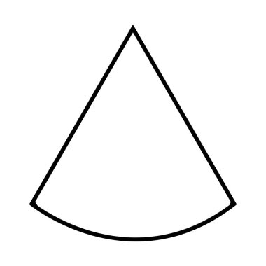 Geometri simgesi vektör illüstrasyon logo tasarımı