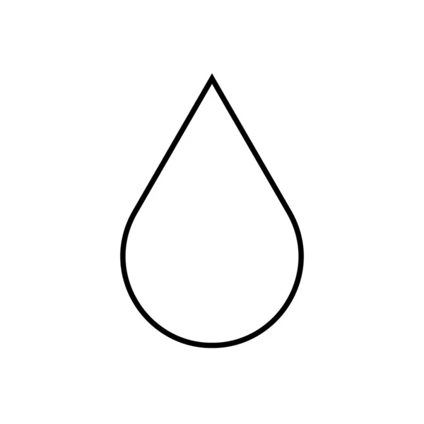 Водяний Значок Векторна Ілюстрація Дизайн Логотипу — стоковий вектор