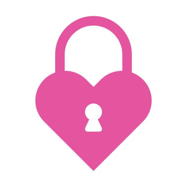 Sevgililer günü simgesi ve aşk ikonu vektör illüstrasyon logo tasarımı