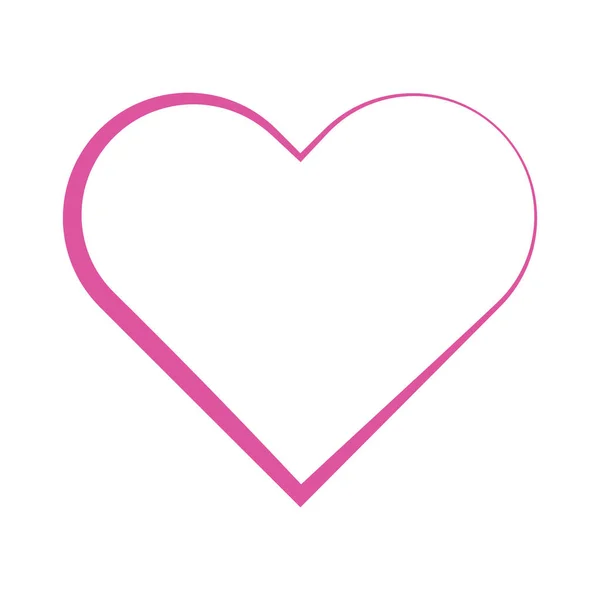 Значок Валентинки Значок Любові Векторна Ілюстрація Дизайн Логотипу — стоковий вектор