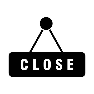 Simge vektör illüstrasyon logosunu kapat