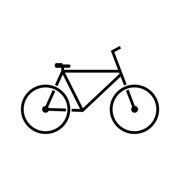 Icono Bicicleta Vector Ilustración Logo Diseño — Vector de stock