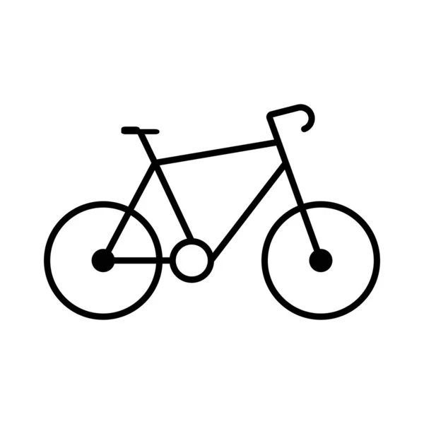 Bicicleta Ícone Vetor Ilustração Logotipo Design — Vetor de Stock