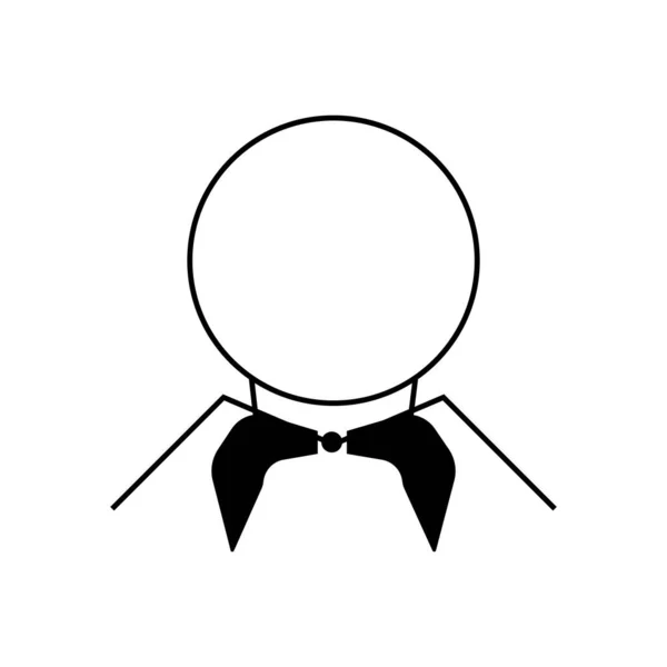 Laço Ícone Vetor Ilustração Logotipo Design — Vetor de Stock