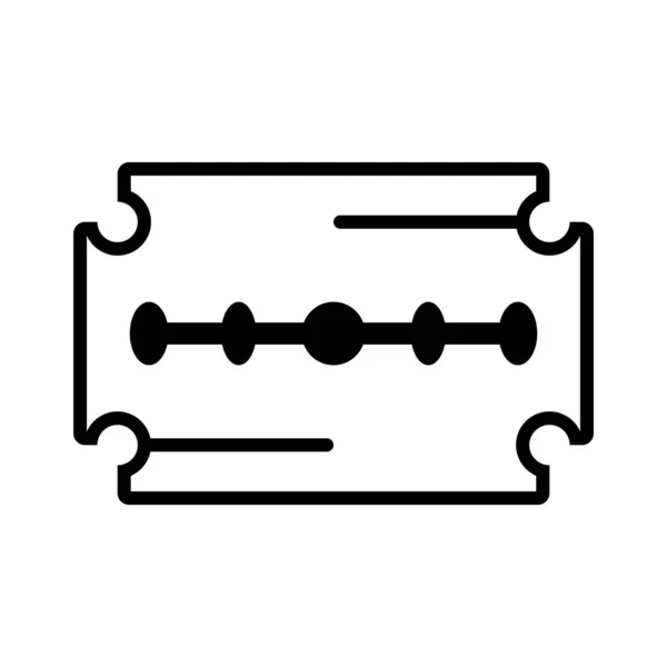 Rasiermesser Symbol Vektor Illustration Logo Design — Stockvektor