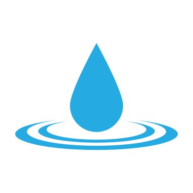 su damlası simgesi vektör illüstrasyon logo tasarımı