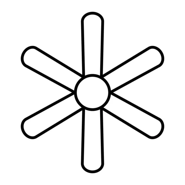 Дизайн Логотипа Векторной Иллюстрации Вентилятора — стоковый вектор