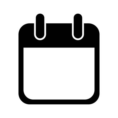 Takvim simgesi vektör illüstrasyon logo tasarımı