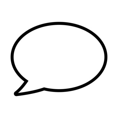 Sohbet simgesi vektör şablonu çizim logosu tasarımı