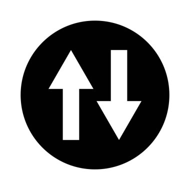 yön veya gezinme simgesi vektör şablonu çizim logosu tasarımı