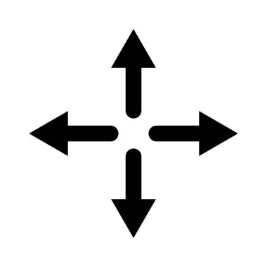 yön veya gezinme simgesi vektör şablonu çizim logosu tasarımı