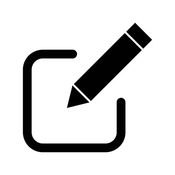 Edição Ícone Vetor Modelo Ilustração Logotipo Design — Vetor de Stock