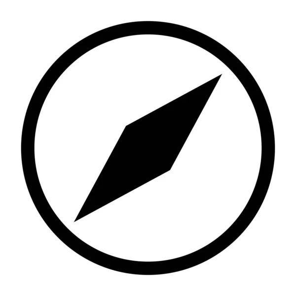 Directions Icône Navigation Modèle Vectoriel Illustration Logo Conception — Image vectorielle