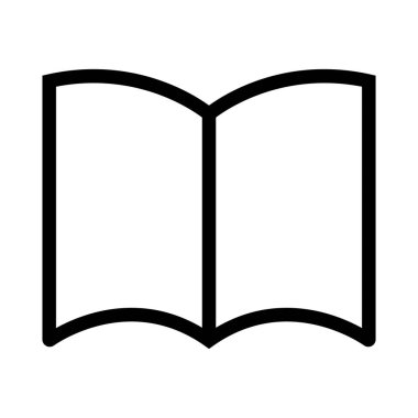 kitap simgesi vektör şablonu illüstrasyon logo tasarımı