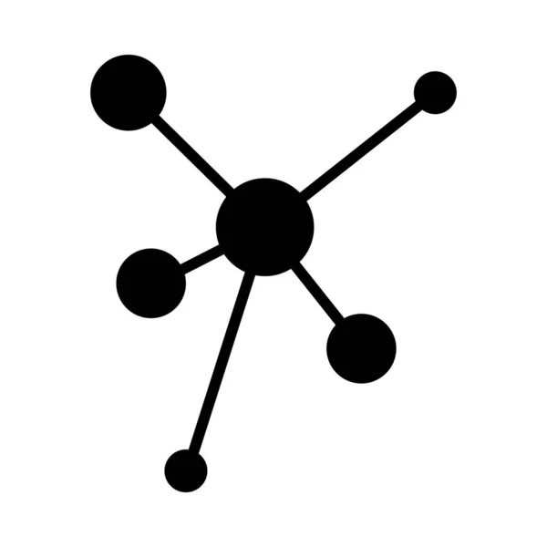 Molecuul Pictogram Vector Sjabloon Illustratie Logo Ontwerp — Stockvector