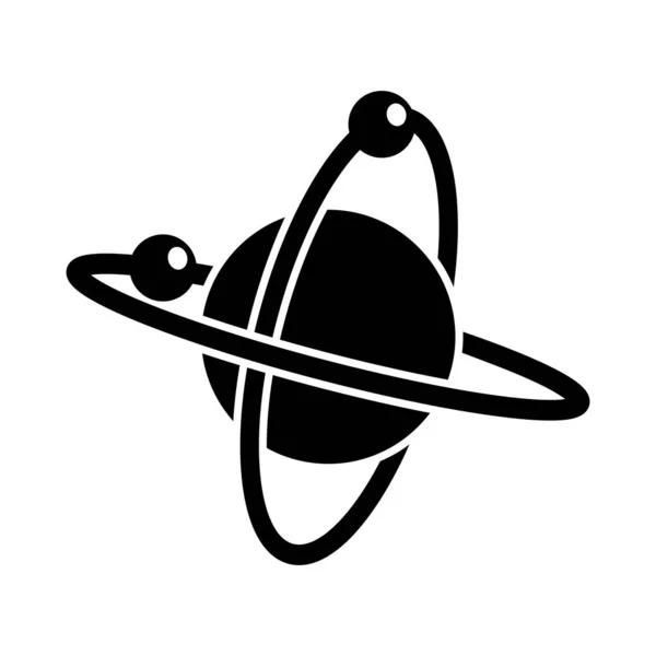 Icono Átomo Vector Plantilla Ilustración Logo Diseño — Vector de stock
