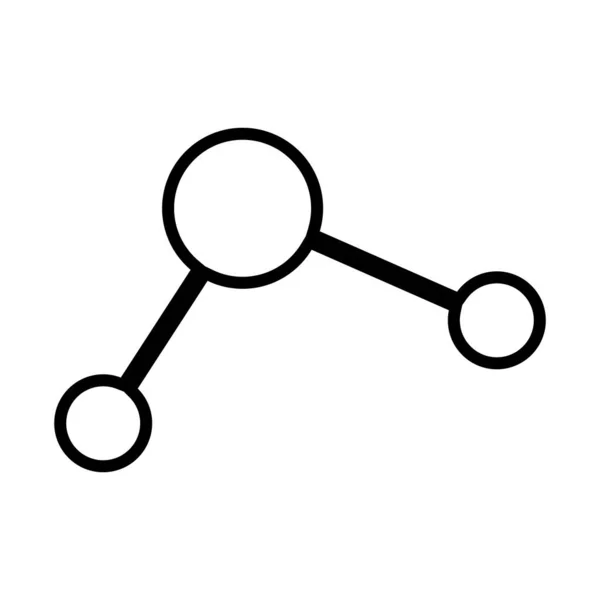Molecule Icon Vector Template Illustration Logo Design — Vector de stock