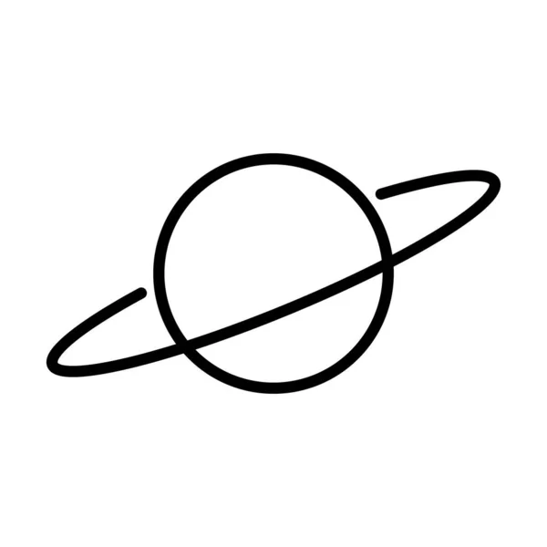 惑星アイコンベクトルイラストロゴデザイン — ストックベクタ