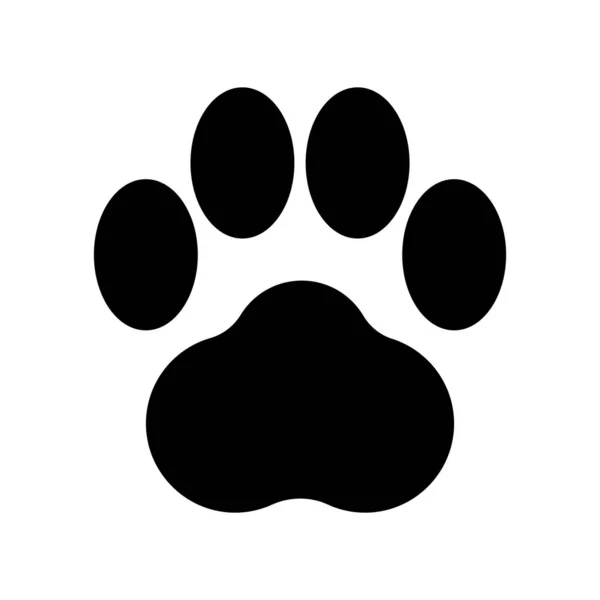 stock vector cat footprints icon vector template illustration logo design