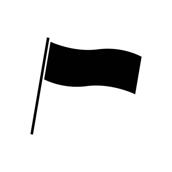Bandeira Ícone Vetor Modelo Ilustração Logotipo Design —  Vetores de Stock
