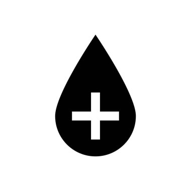 Su hekimi ikonu vektör şablonu illüstrasyon logo tasarımı