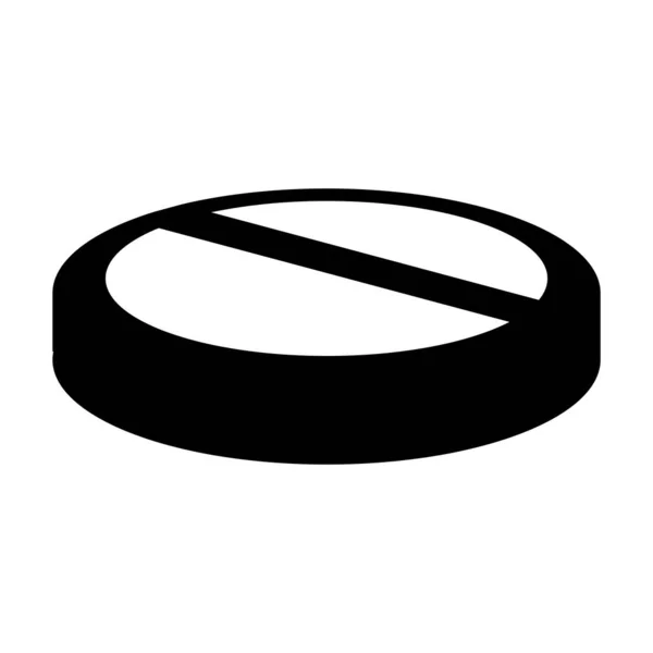 Значок Таблетки Медицина Векторний Шаблон Ілюстрація Логотип Дизайн — стоковий вектор