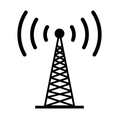 Sinyal simgesi vektör şablon logo tasarımı