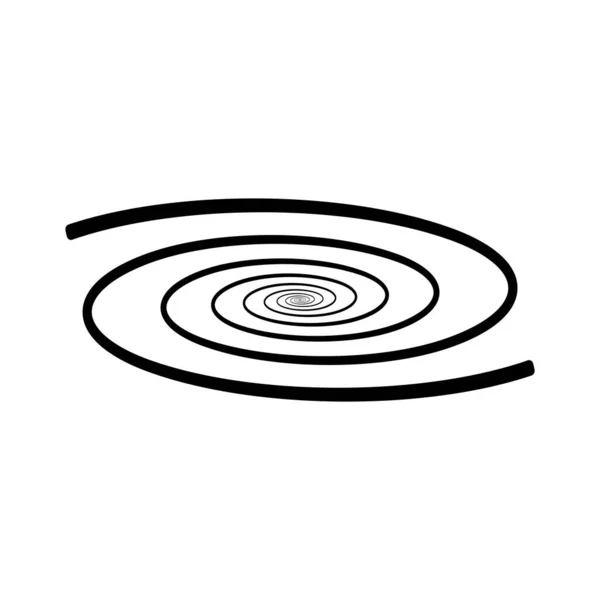 Спіральна Іконка Векторна Ілюстрація Дизайну Логотипу — стоковий вектор
