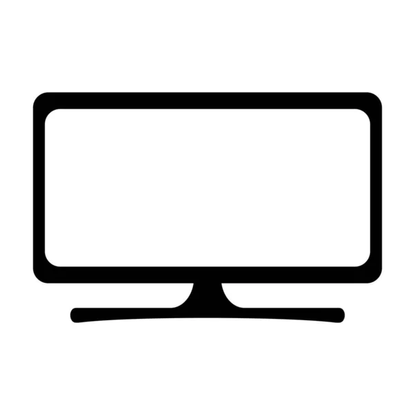 Телевізійна Іконка Векторний Шаблон Ілюстрація Логотип Дизайн — стоковий вектор