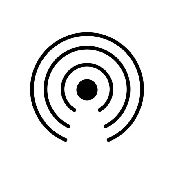 信号アイコンベクトルテンプレートイラストロゴデザイン — ストックベクタ