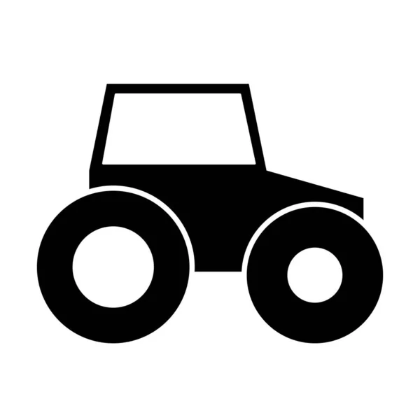 Traktör Ikon Vektör Şablonu Illüstrasyon Logo Tasarımı — Stok Vektör