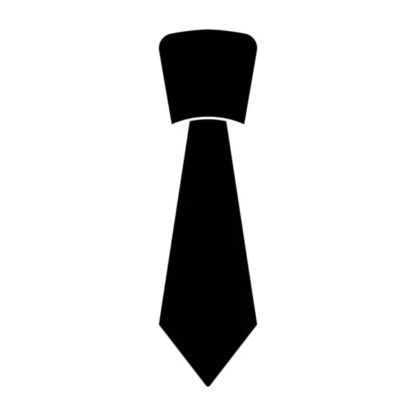 Tie Icon Vector Template Ilustração Logotipo Design — Vetor de Stock
