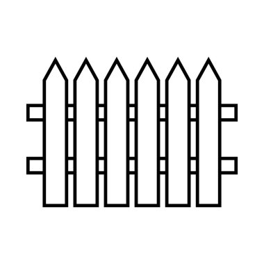 çit simgesi vektör şablonu çizim logosu tasarımı