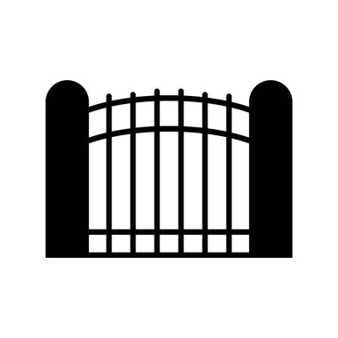 çit simgesi vektör şablonu çizim logosu tasarımı