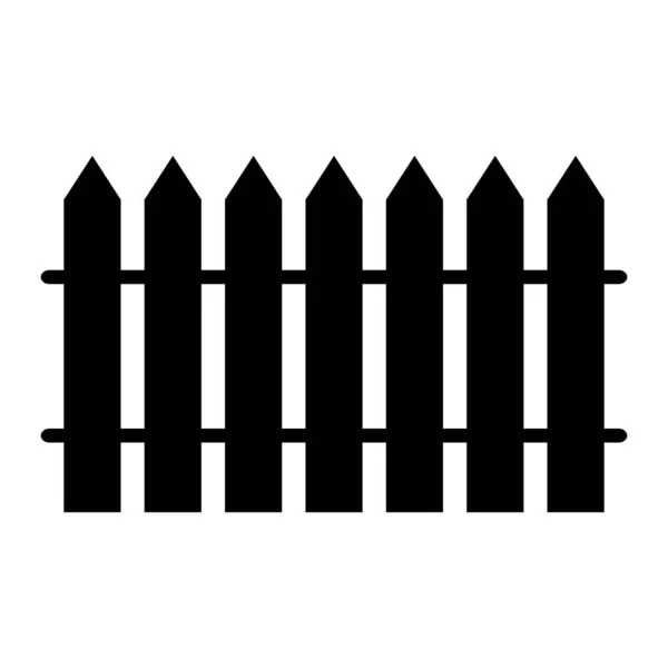 Дизайн Логотипа Векторного Шаблона Забора — стоковый вектор