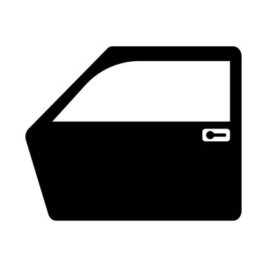 araba kapısı simge vektör şablonu çizim logosu tasarımı