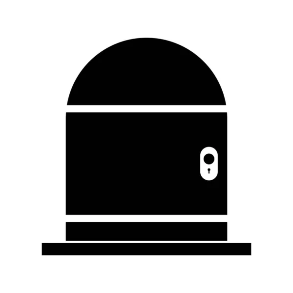Icono Puerta Vector Plantilla Ilustración Logo Diseño — Archivo Imágenes Vectoriales