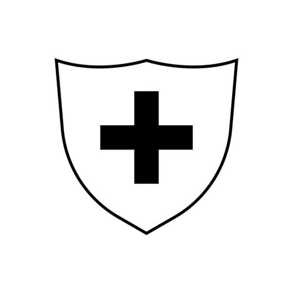 Дизайн Логотипа Векторного Шаблона Щитов — стоковый вектор