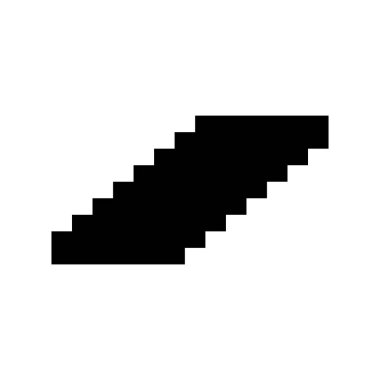 merdiven simgesi vektör şablonu çizim logosu tasarımı