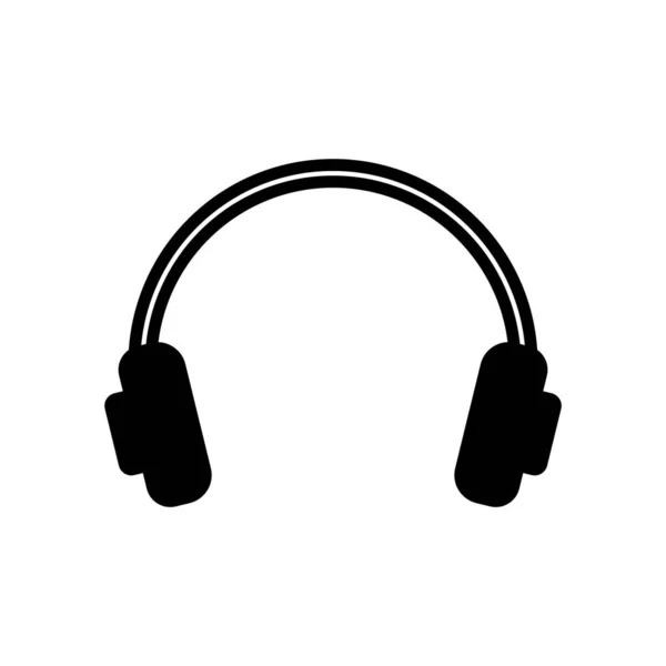 Σχέδιο Λογότυπου Εικονογράφησης Διανύσματος Εικονιδίων Ακουστικών — Διανυσματικό Αρχείο
