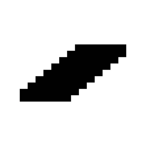 Treppen Symbol Vektor Vorlage Illustration Logo Design — Stockvektor