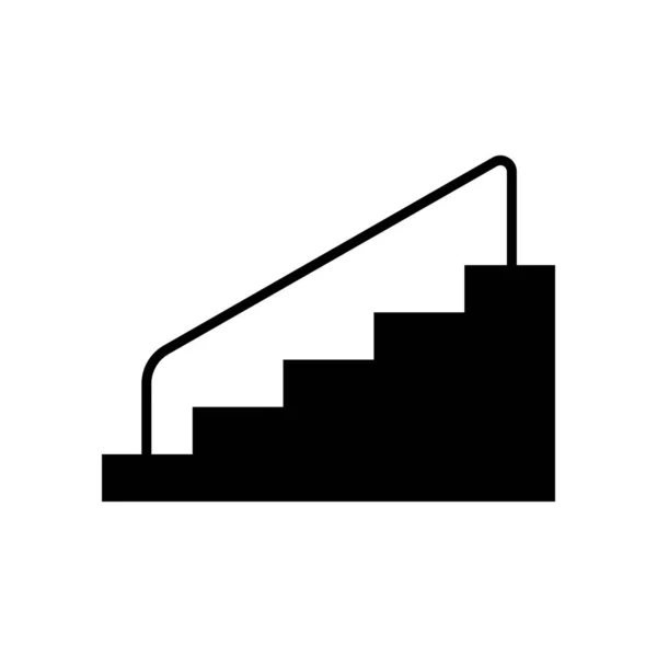 Дизайн Логотипа Векторного Шаблона Лестницы — стоковый вектор
