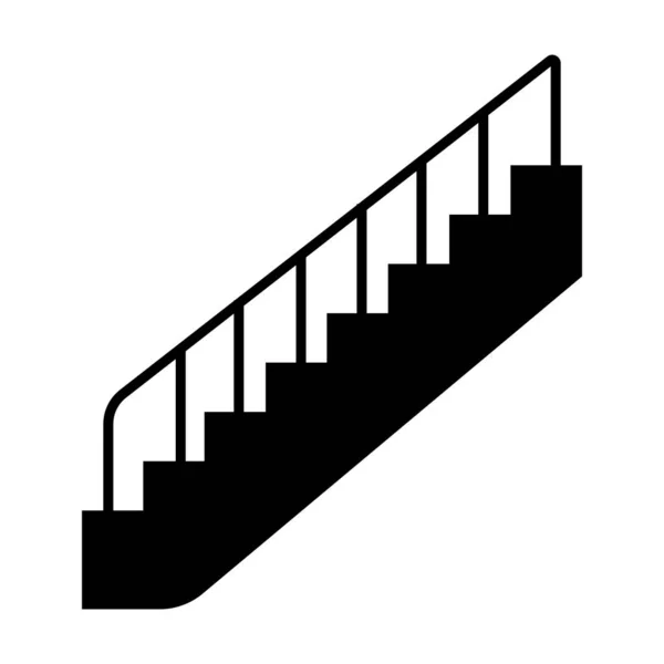 Σκάλα Εικονίδιο Διάνυσμα Πρότυπο Εικονογράφηση Λογότυπο Σχεδιασμό — Διανυσματικό Αρχείο