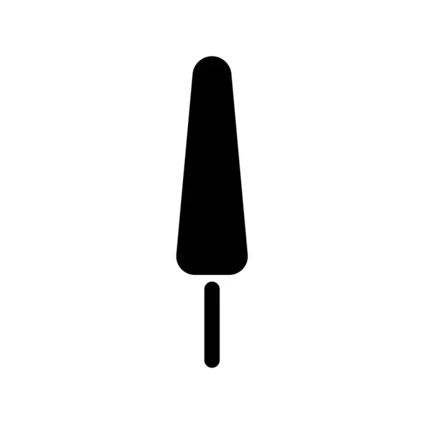 Dondurma Ikonu Vektör Şablonu Çizim Logosu Tasarımı — Stok Vektör