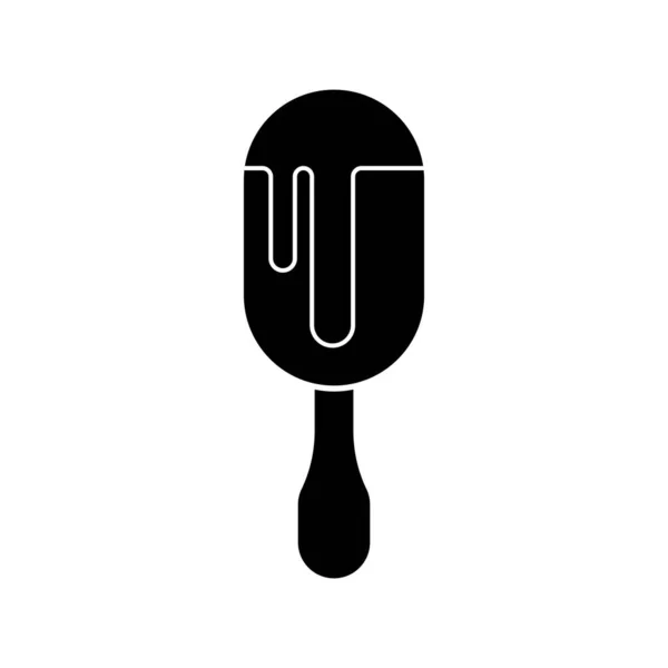 Морозиво Значок Векторний Шаблон Ілюстрація Логотип Дизайн — стоковий вектор