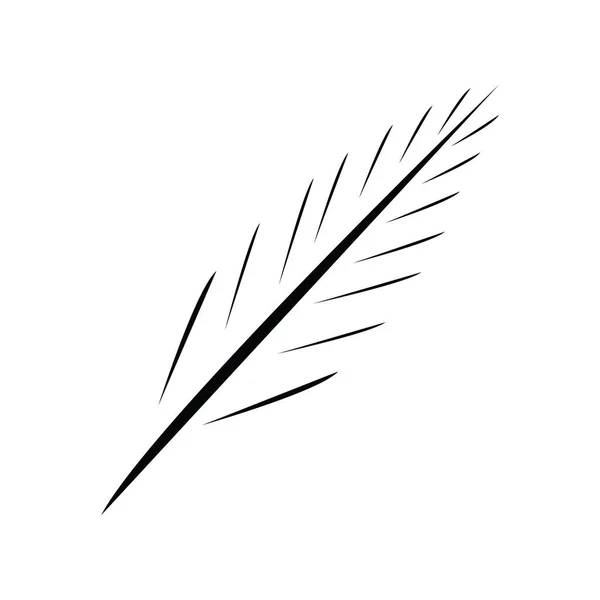 Modèle Vectoriel Icône Blé Illustration Logo Design — Image vectorielle